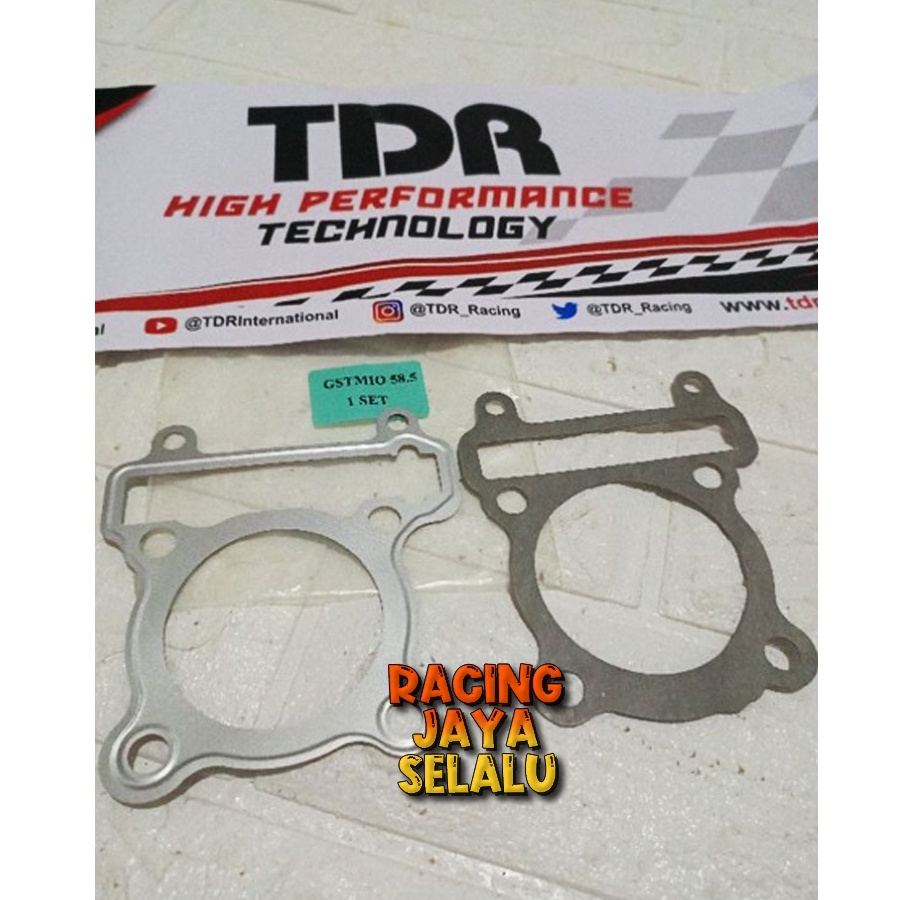Packing Paking Head Cylinder Blok Mio 58,5 TDR Blok Bore up Mio 58,5 TDR Racing