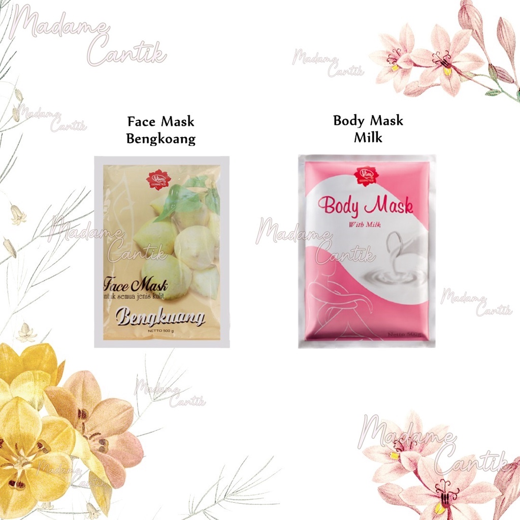 ✿ MADAME ✿ VIVA BODY MASK WITH MILK 500ML - MASKERT TUBUH SUSU