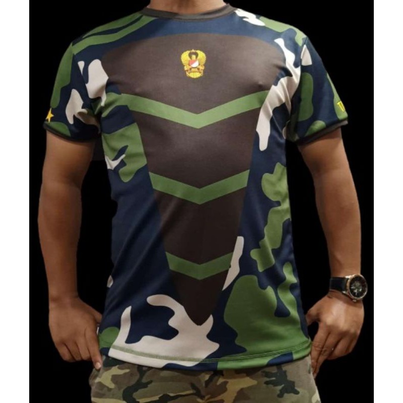 Kaos Pria/Jerseypria/TNI AD Loreng MlavinasLoreng NKRI /baju pdl tni ad/bajupdh/bajutniad/kaosjatah/