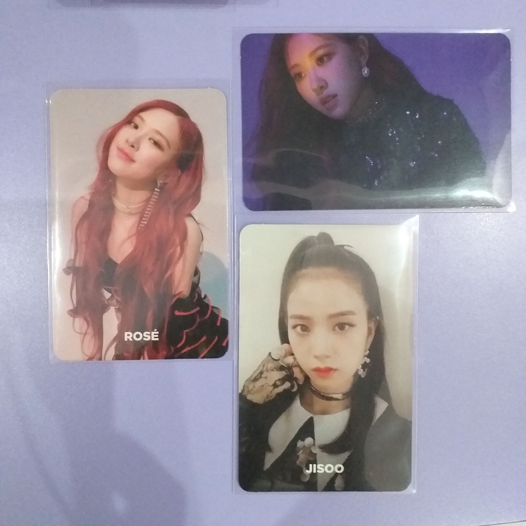 [ ready ] pc rose square up black ver. pink ver. jisoo square up black ver.