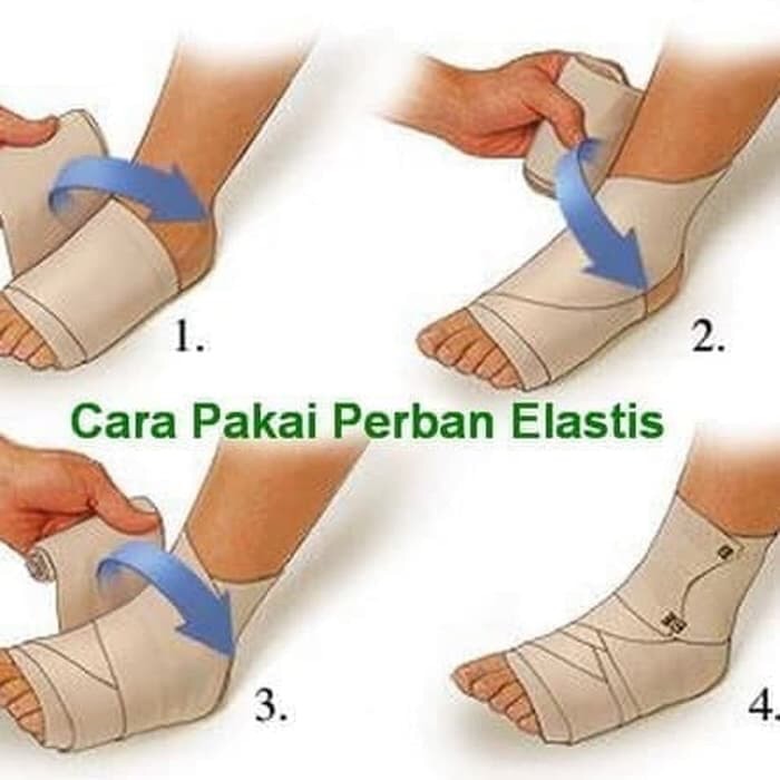 PERBAN ELASTIS - PERBAN ELASTIS TANGAN KAKI - ELASTIC BANDAGE 4 inch