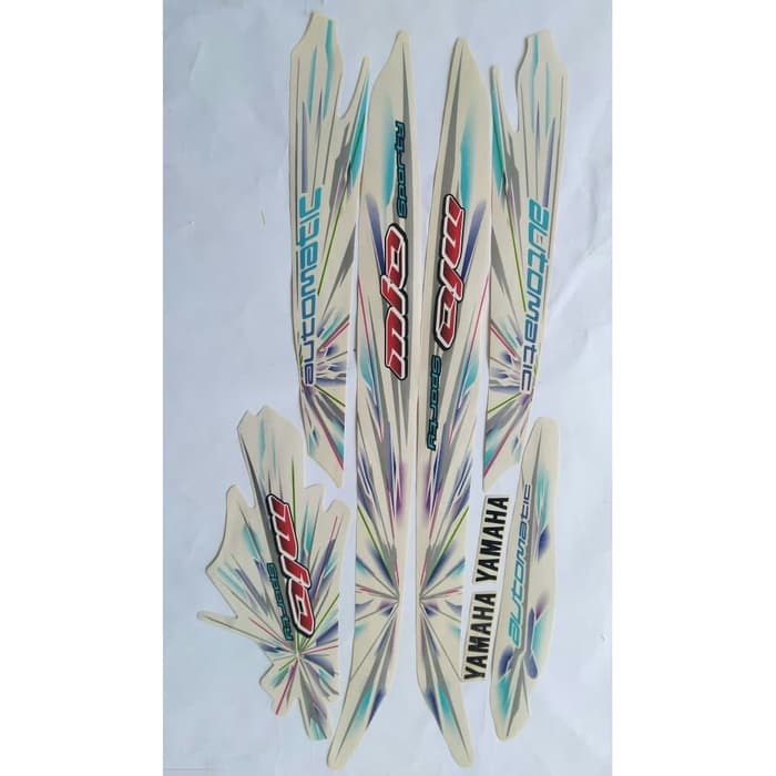 Striping stiker striping yamaha mio sporty 2008 putih