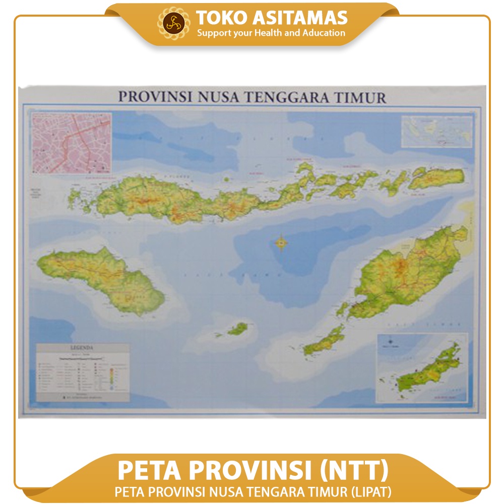 Jual Peta Provinsi Nusa Tenggara Timur (Lipat) | Shopee Indonesia