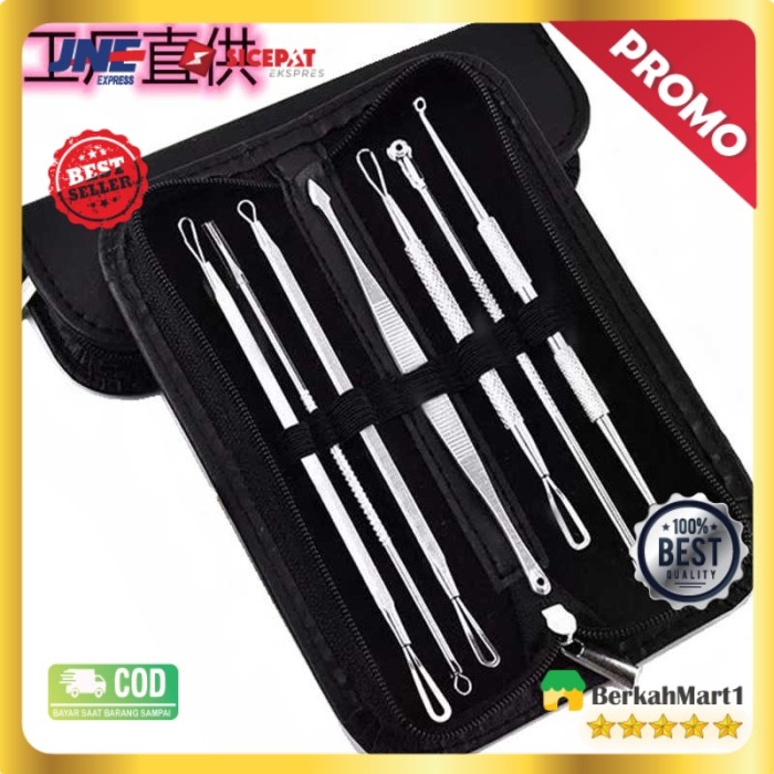 Perlengkapan Perawatan Wajah Jerawat Komedo Blackhead 7 PCS PT4