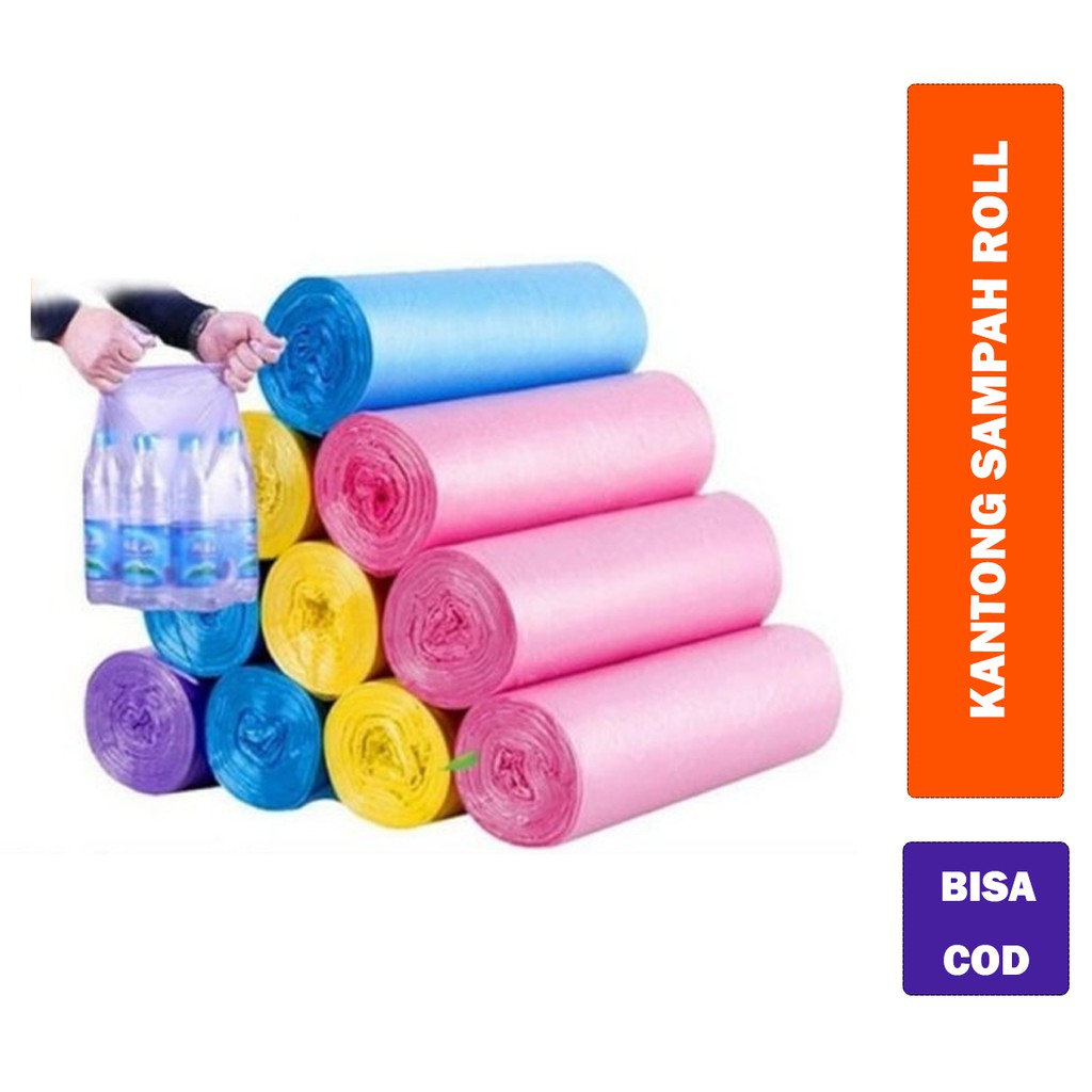 Kantong Plastik Roll / Kantong Sampah Gulung / Trash Bag Roll (1Pack 5 Roll)