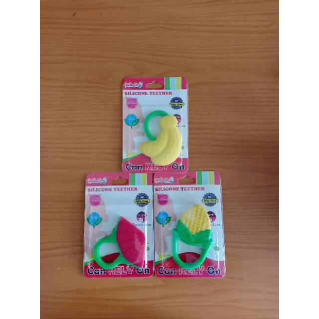 RELIABLE GIGITAN BAYI SILIKON (SILICONE TEETHER) MOTIF BERAGAM