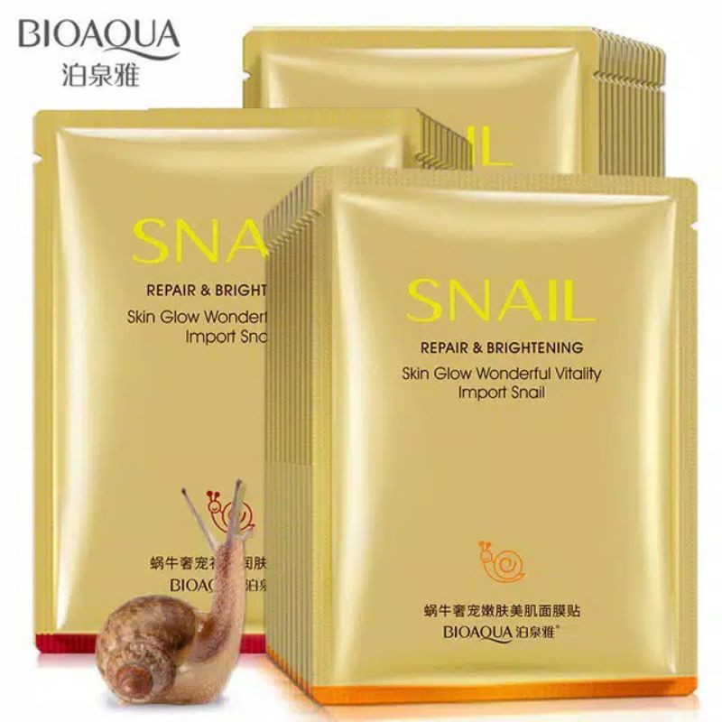 masker topeng mengandung lendir siput