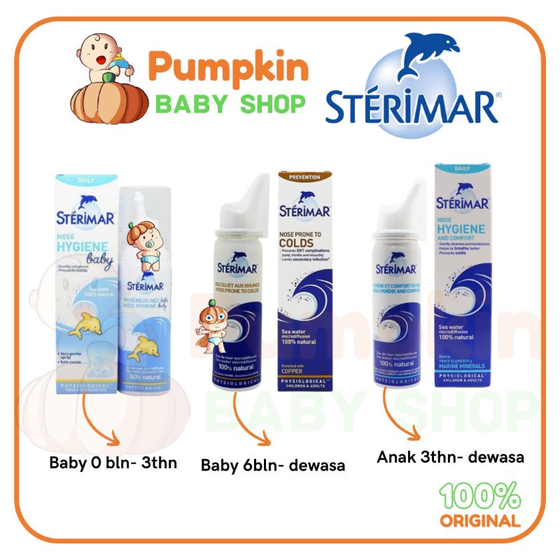 Sterimar Baby Nasal Spray - Sterimar Hygine and Comfort / Nose Prone to Cold