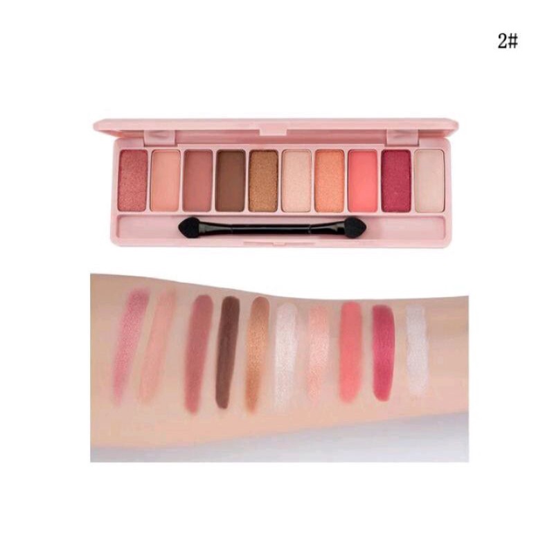 eyeshadow lameila 10 colors play highliter rouge eyeliner shimmer murah grosir