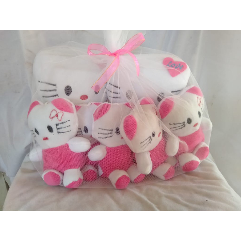 BISA COD boneka hello Kitty beranak induk 2 anak 5