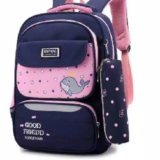 Z 238 Back Pack Double Decker Tas  Ransel Anak Lol Unicorn 