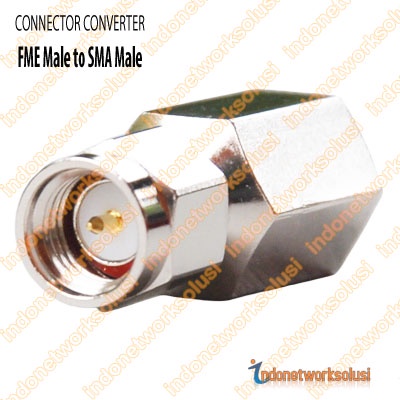 KONEKTOR CONNECTOR CONVERTER FME M (MALE) to SMA M (MALE)