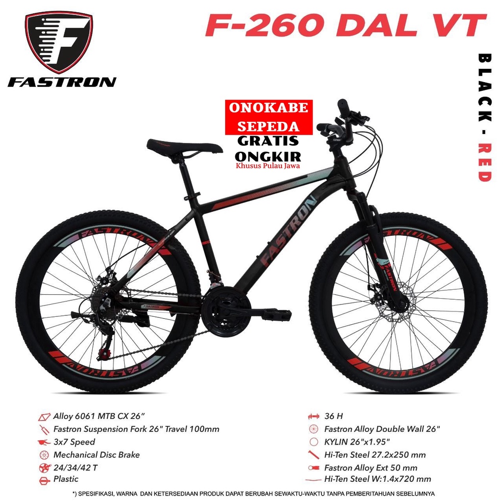 MTB 26 FASTRON 260 DAL VT 3X7SP