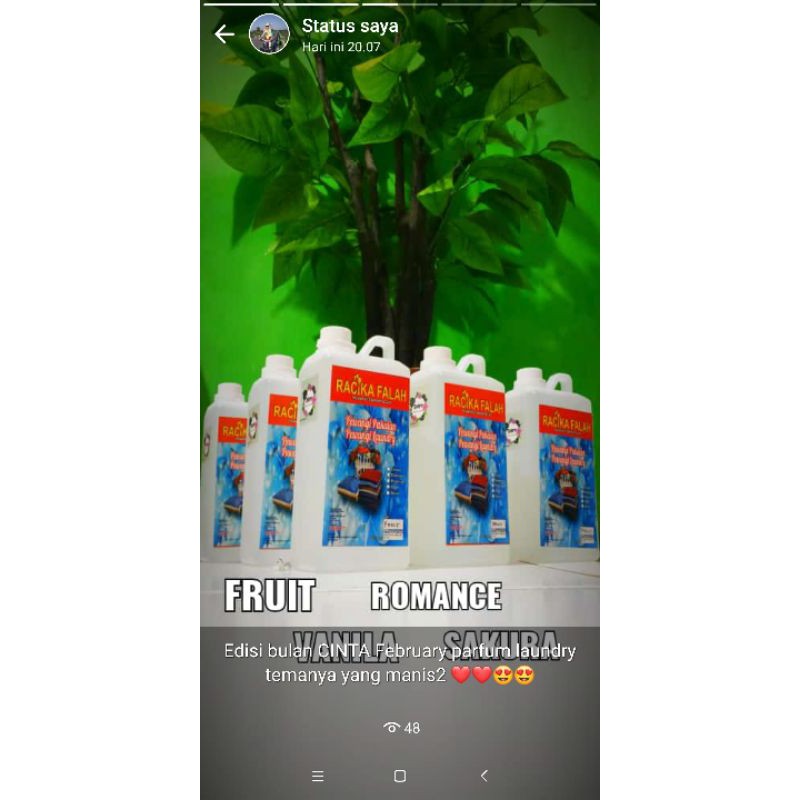 Parfum laundry 1 liter