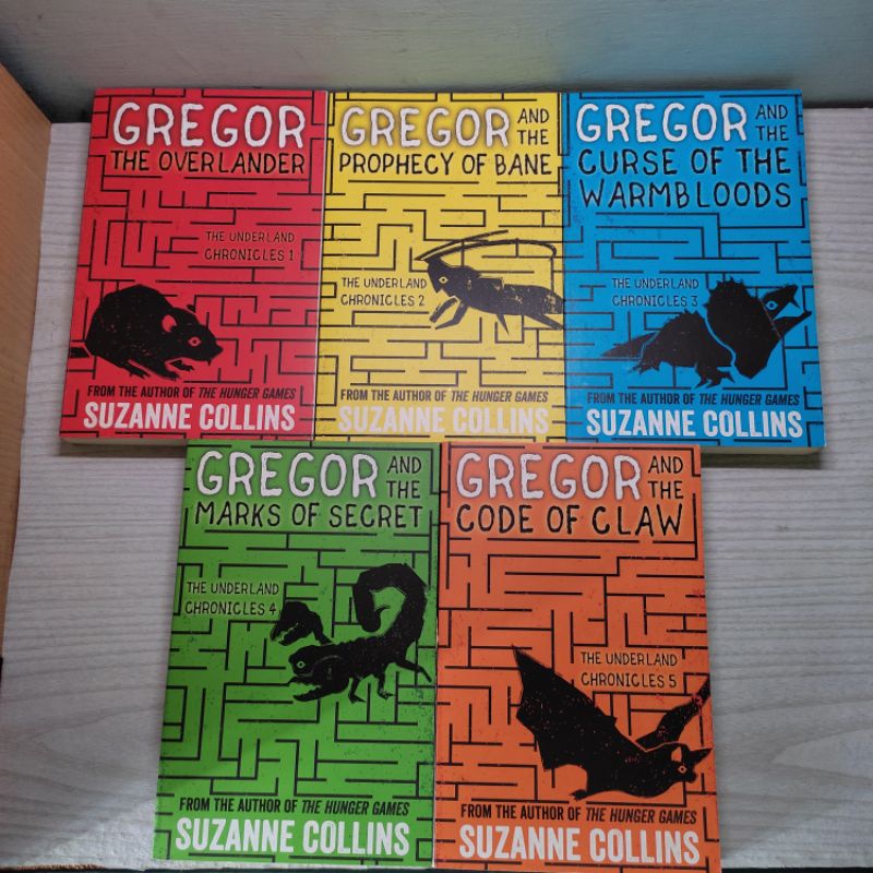 

Gregor the Overlander: The Underland Chronicles Complete Book Set 1-5 - Suzanne Collins (Preloved Novel Ori)