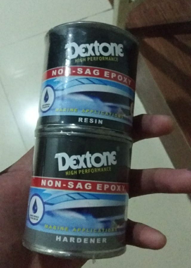 Lem Epoxy Dextone Non Sag 2 Komponen Dempul Kapal Kering Dalam Air Mgj