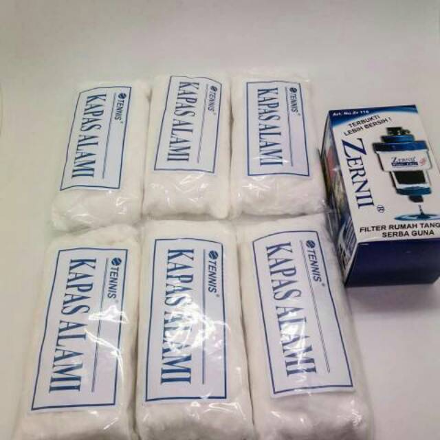 Saringan Air Zernii 1 pcs &amp;  Kapas 6 pcs