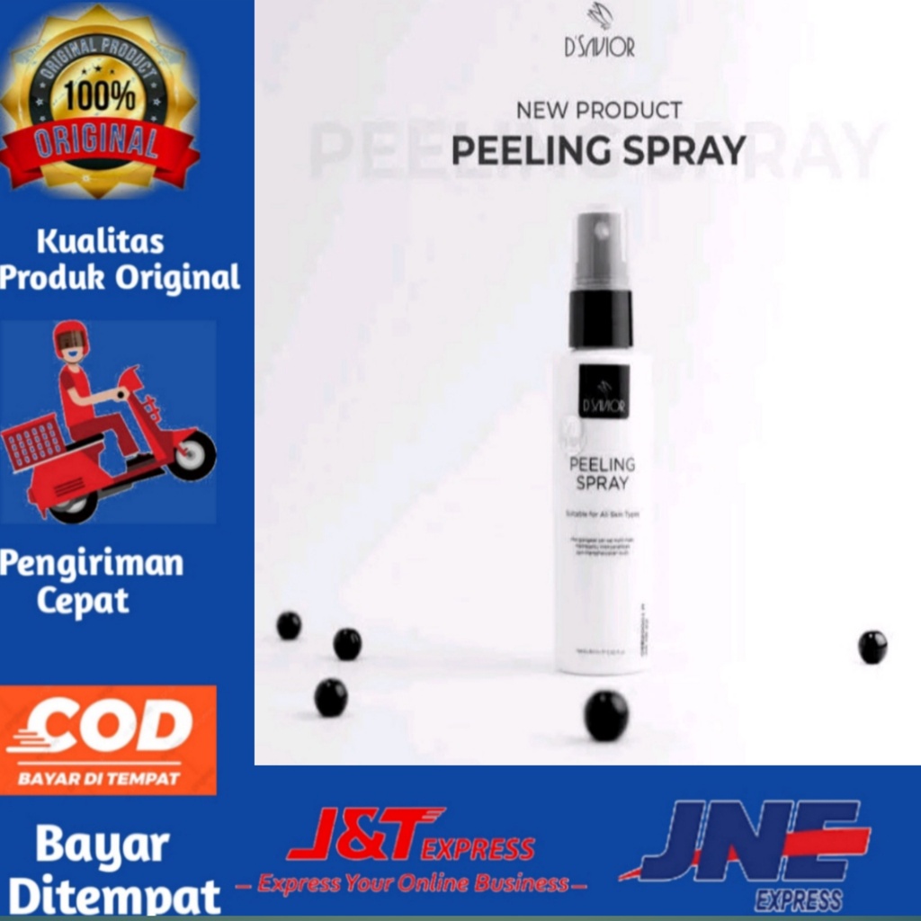 Dsavior Peeling Spray Penghilang Daki Menahun Penghilang Bekas Luka Pengangkat Sel Kulit Mati