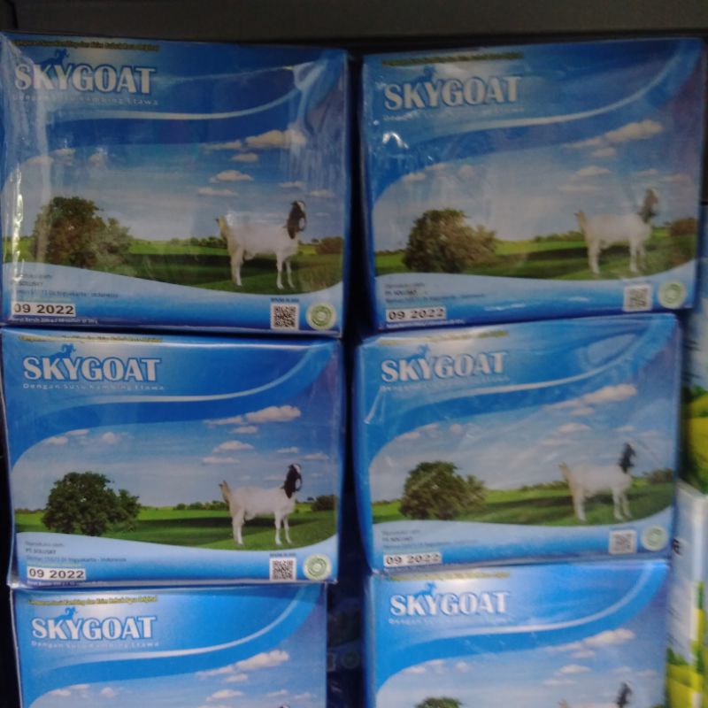 

susu kambing etawa bubuk asli murni skygoat original per pak isi 10 sachet