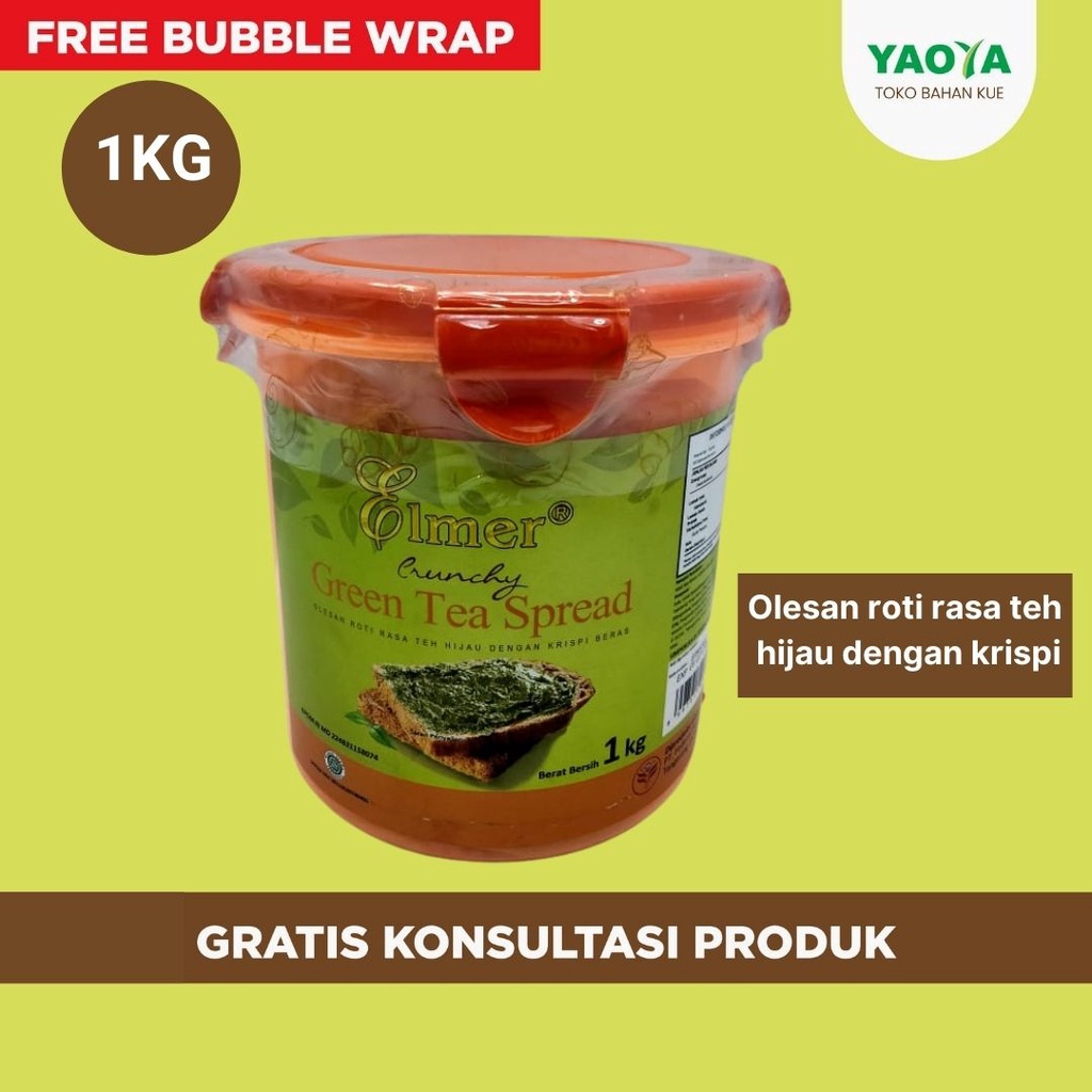

ELMER CRUNCHY GREEN TEA SPREAD 1KG