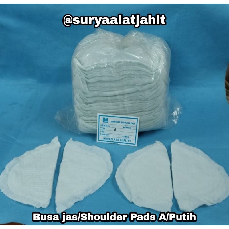 Busa Jas A/Putih (1pak@50pasang) =rp.188.500/50psng