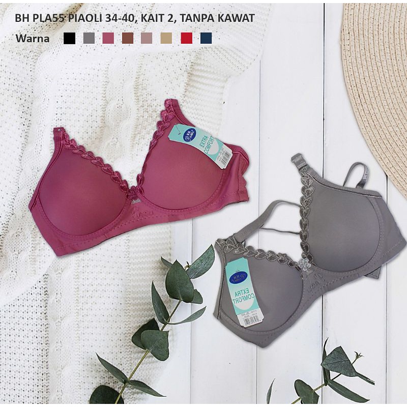 Bra Piaoli 2 kancing || Bra Piaoli Remaja || Bra Piaoli Busa tanpa kawat || Bra Piaoli import || Bra