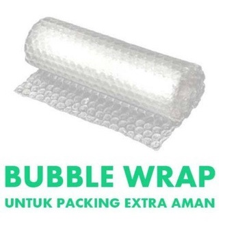 

Extra Packing Tambahan Bubblewrap Untuk Meminimalisir Resiko Pecah Saat Pengiriman Barang