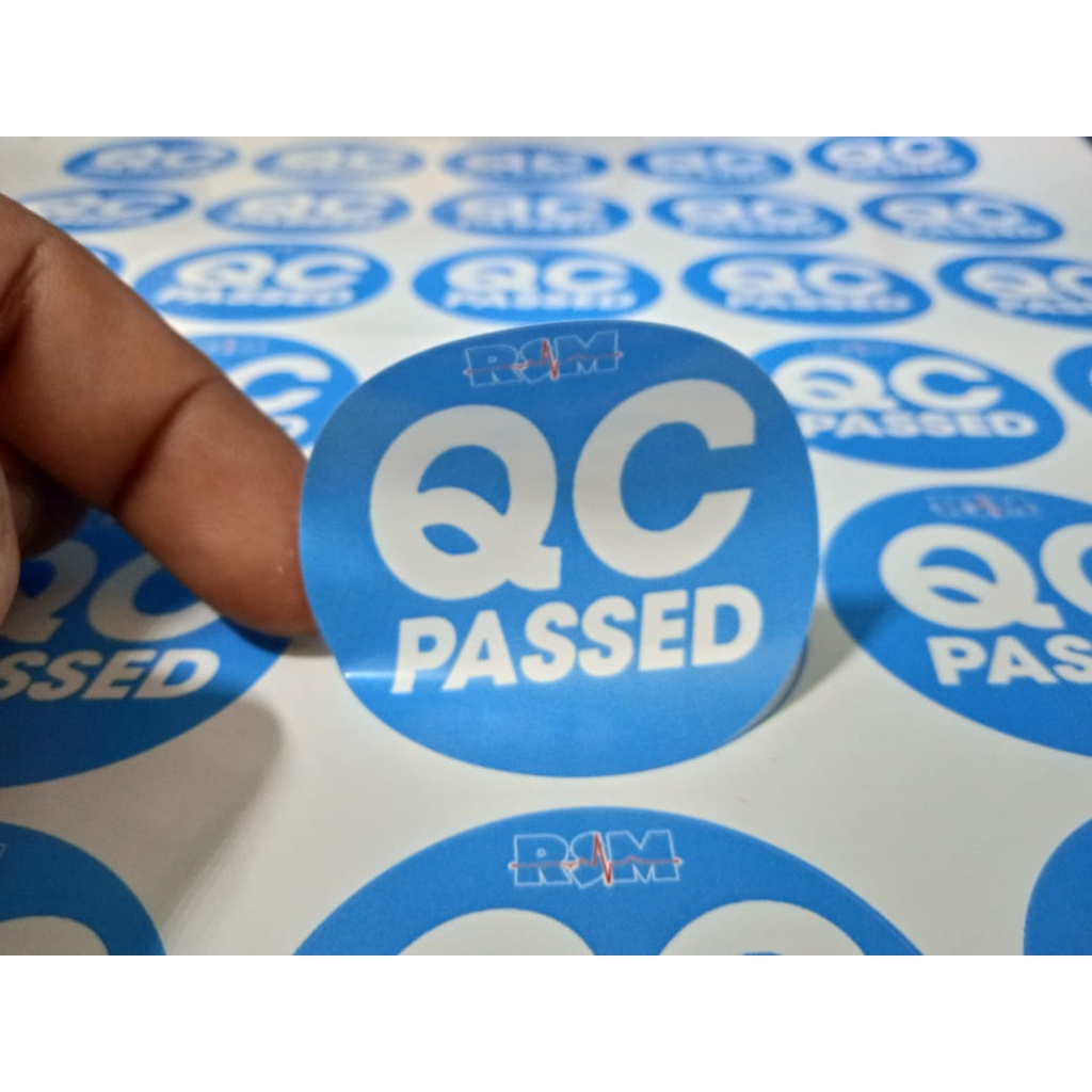 

Cetak Stiker Label Produk Kemasan Kromo + Kis Cut