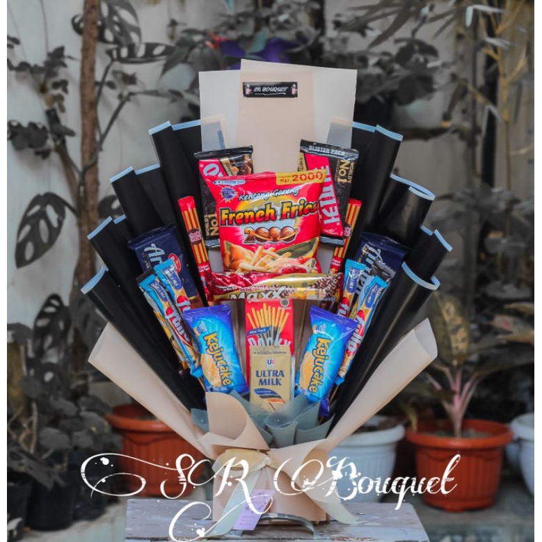

SNACK BUCKET/SNACK BOUQUET/BUCKET BUNGA/BOUQUET FLOWERS
