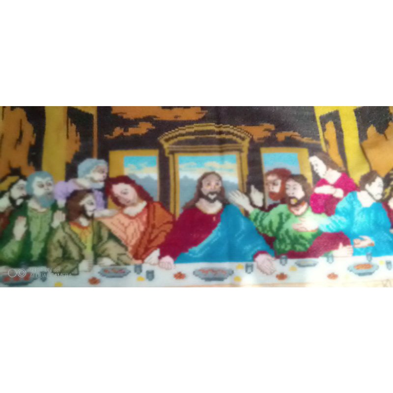 Kristik jadi Perjamuan Kudus,hiasan dinding