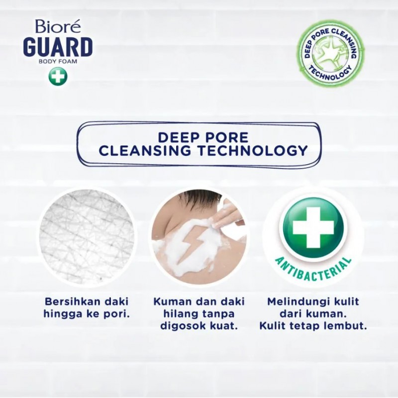 Biore Body Foam Sabun Mandi Cair Refill 400 ml - Lively Refresh