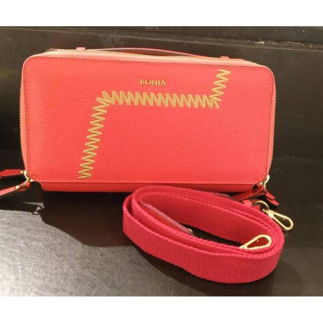 Bonia original camera bag leather