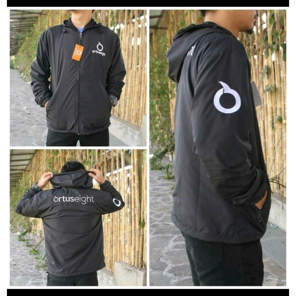 JAKET PARASUT ORTUS OLAHRAGA RUNNING JAKET BOLA JAKET FUTSAL JAKET LARI