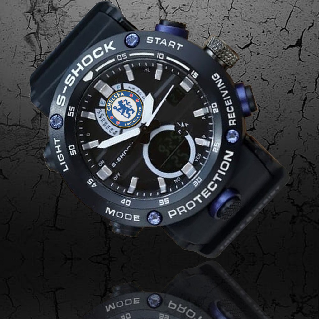 (WATER RESIST) Jam Tangan THE BLUES CHELSEA DT - EXCLUSIVE