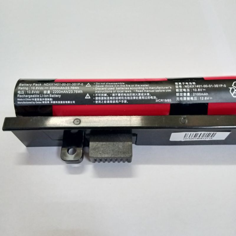 Baterai Batrai Original Acer One 14 14Z Z1402 18650-00-01-3S1P-0