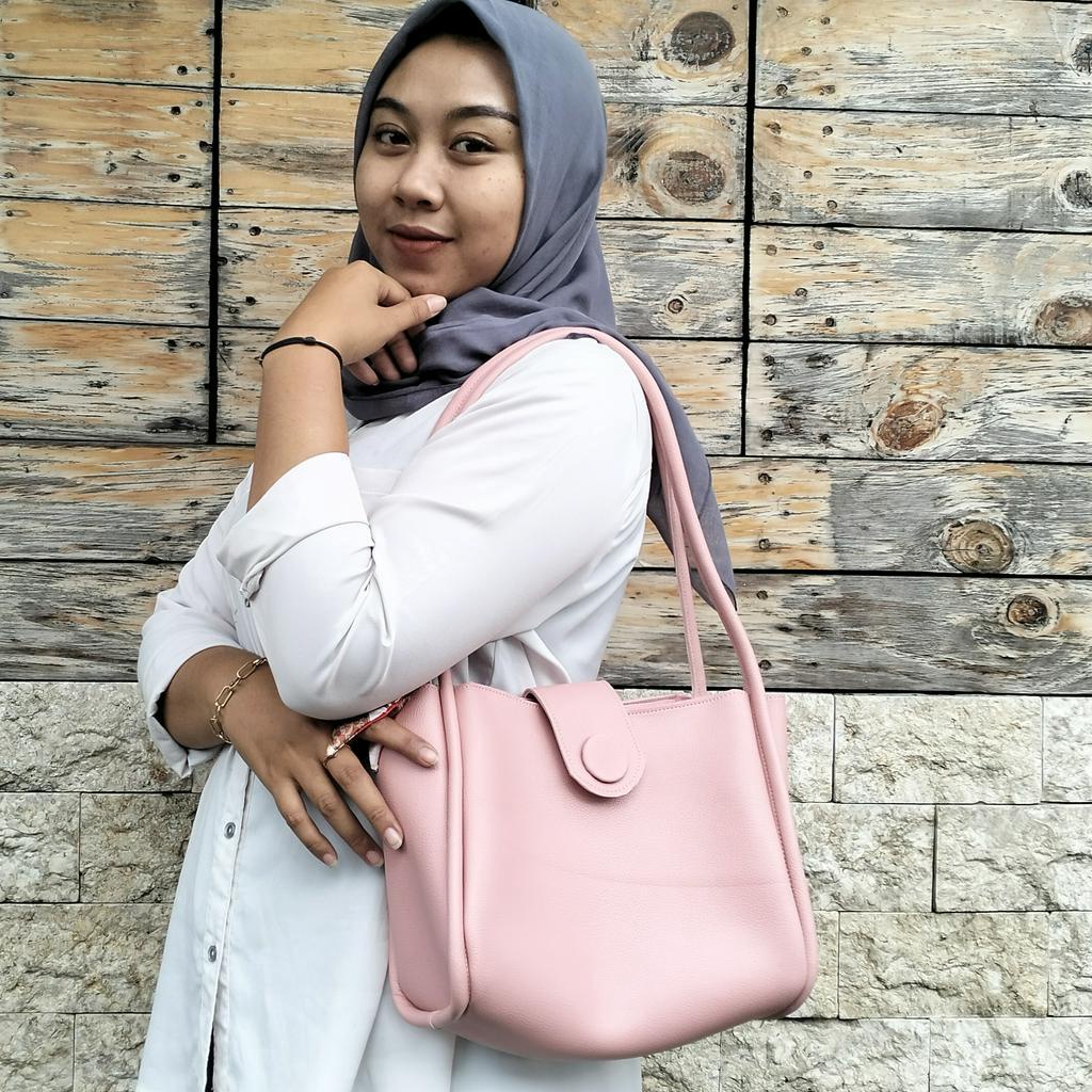 Florida Slingbag Totebag Tas Selempang Tas Bahu Wanita Tas Wanita Elegant (Gratis Pita)