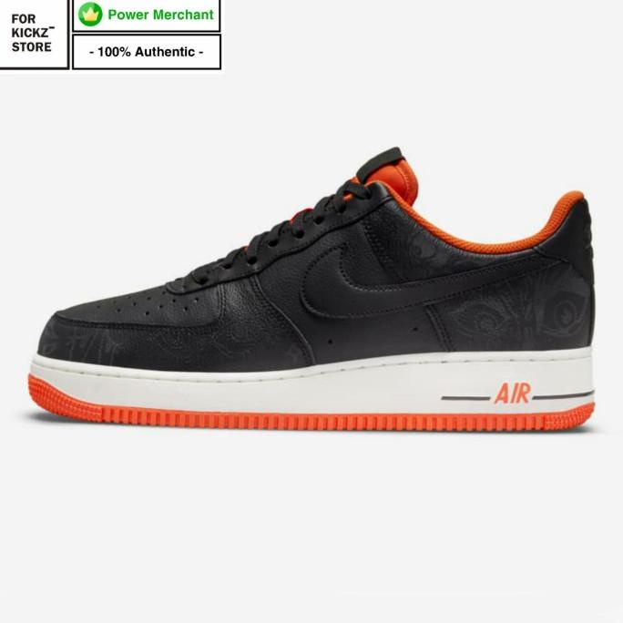 =====] NIKE AIR FORCE 1 '07 PRM HALLOWEEN BLACK STARFISH SAIL