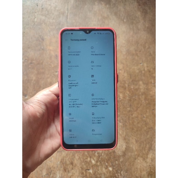 oppo a5 2020 minus lcd