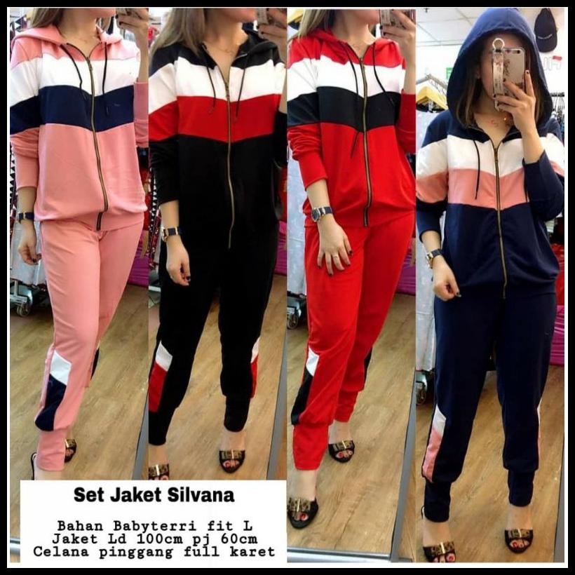 Setelan Baju Olahraga Wanita Kekinian/Setelan Baju Olahraga Cewek/Setelan Olahraga Wanita Terbaru