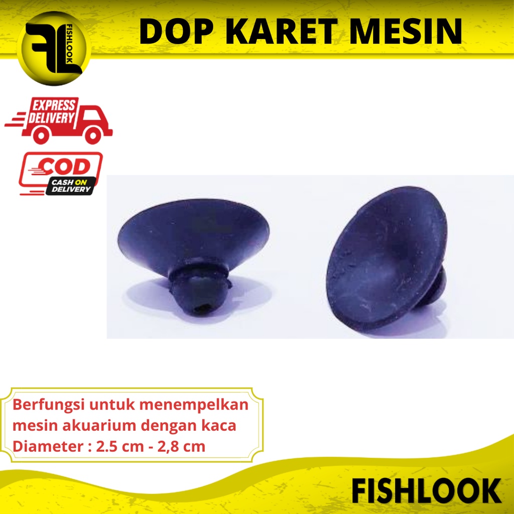 Dop Karet Belakang Mesin Pompa Aquarium