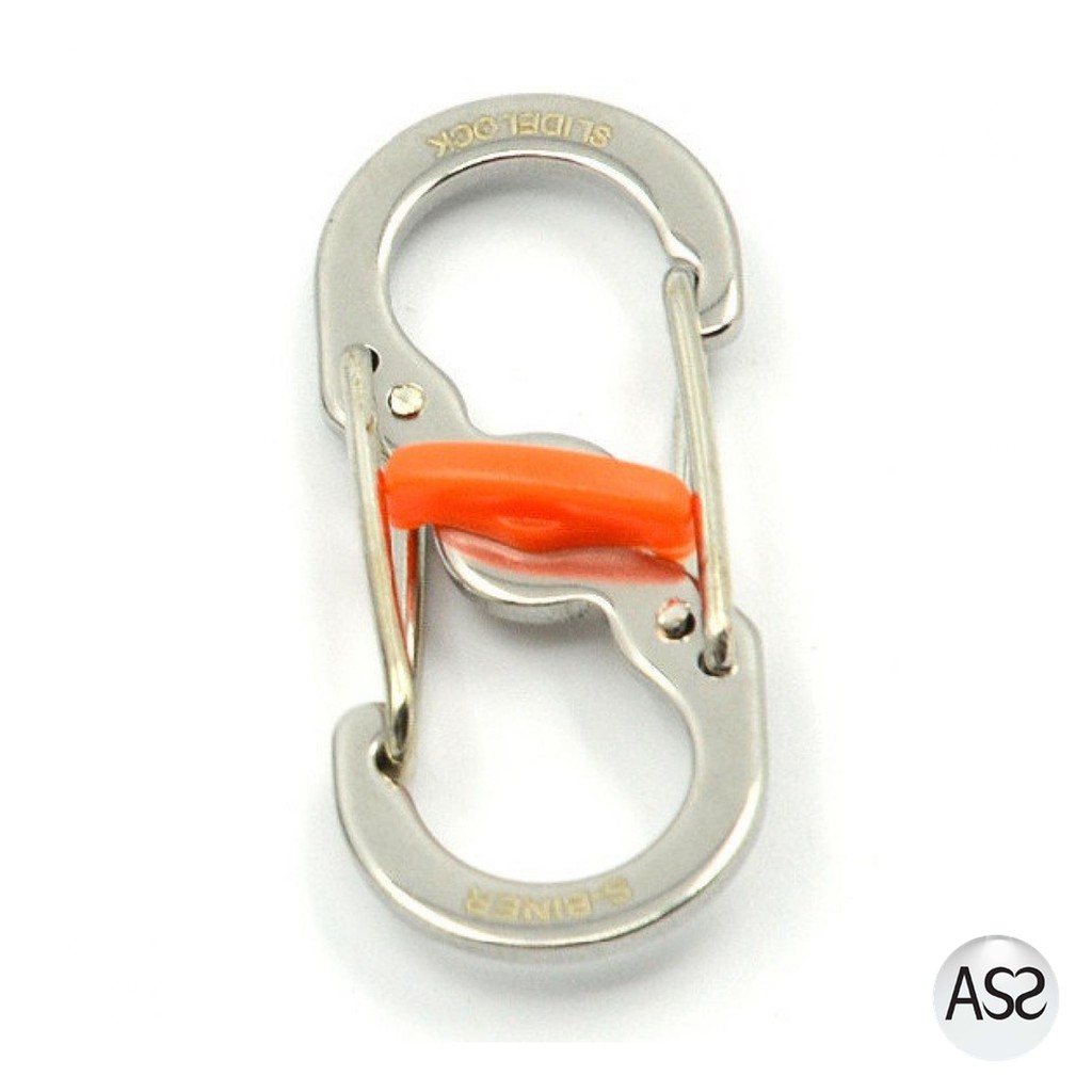 ASS Shop - Metal S-Biner Carabiner Metal Spring Hook - S1217