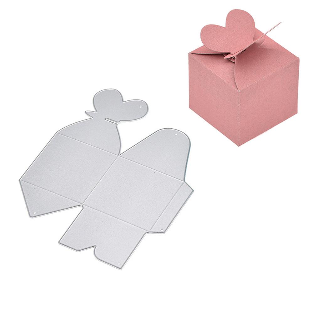 

1Pcs Scrapbooking Metal Cutting Dies Stensil Kotak Hadiah DIY Album Dekoratif