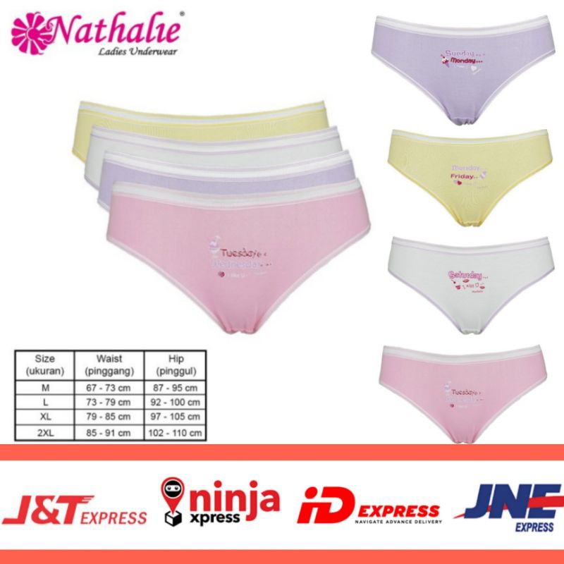 [ MIDI NT 09 ] CELANA DALAM WANITA/CD NATHALIE NT09 WARNA/CD ISI 4 PCS