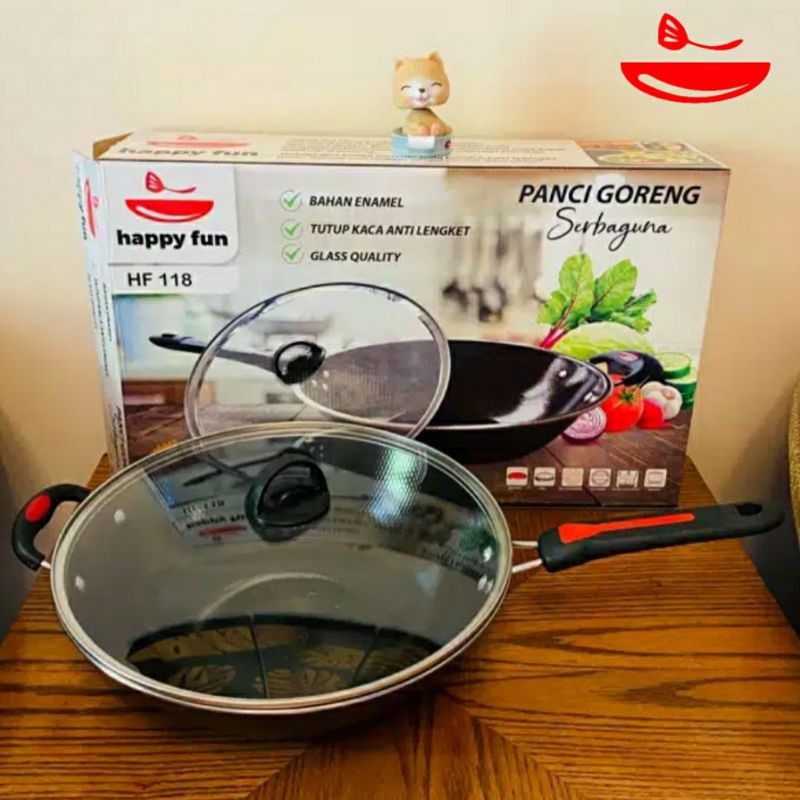 Panci goreng serbaguna Happy Fun HF 118