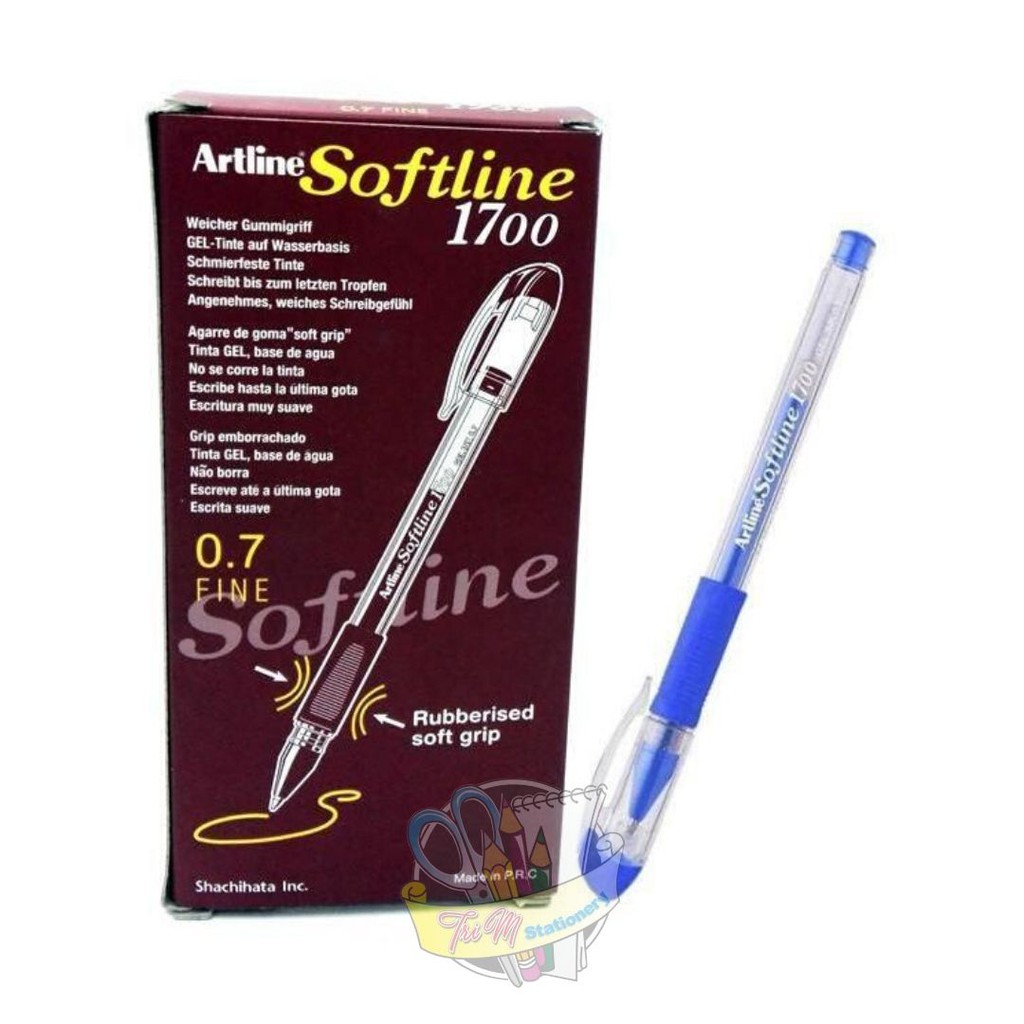 

Artline Pulpen Softline EGB-1700 0.7mm Gell Ink [ BOX ISI 12 ]