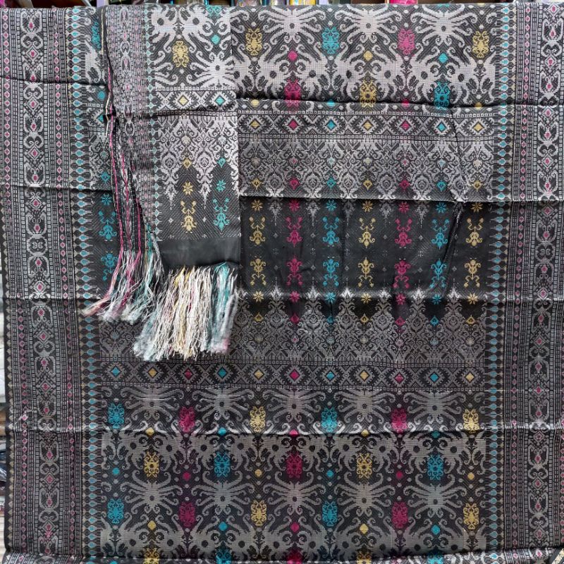 bestpromo kain songket + selendang khas kalimantan