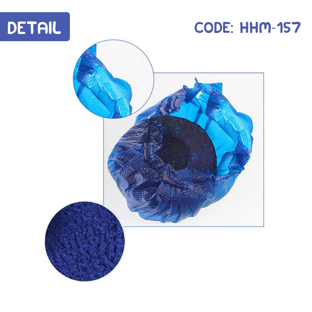 Blue Clean pembersih kloset dahlia apple Bulat Biru untuk Kloset Set isi 3 Closet Cleaner - HHM-157