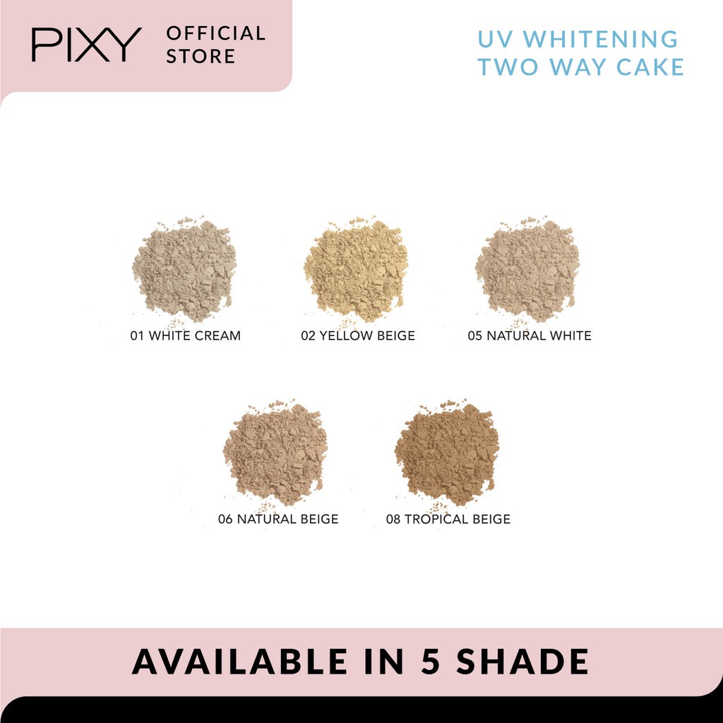 Pixy UV Whitening TWC Perfect Fit Full Size / Refill 12.2g - TWC Pixy UV Whitening Halal Original BPOM