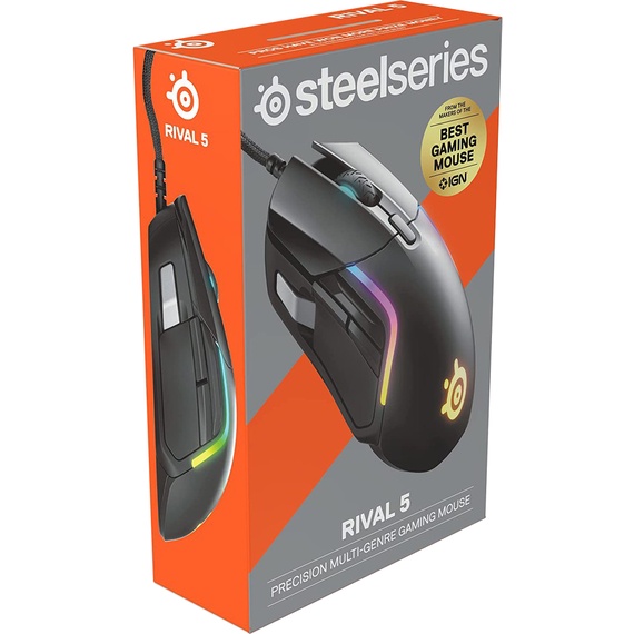 Steelseries Rival 5 Gaming Mouse Lightweight