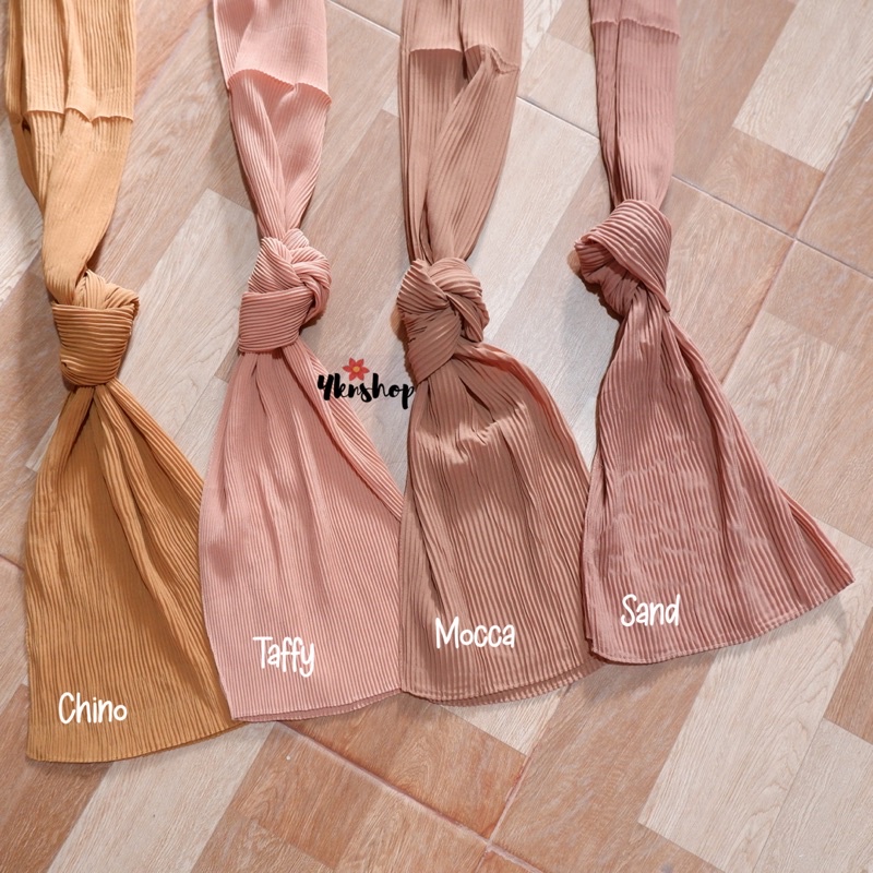 Pashmina Plisket Ceruty Babydoll/Pleated shawl